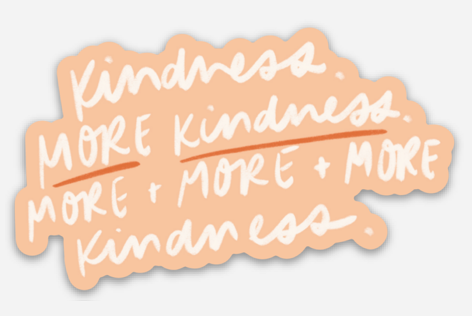 Heart Words of Kindness - Kindness - Sticker
